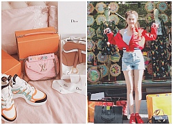 Shopping ác liệt phải cỡ như Ngọc Trinh, đang đi xem phim thì tiện mua đồ tốn hơn trăm triệu