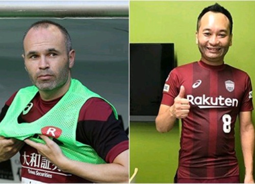 CLB Vissel Kobe thuê người đóng giả Iniesta