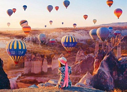 Đến Cappadocia ngắm khí cầu khổng lồ trên bầu trời cao nguyên