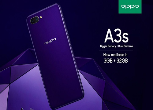 OPPO A3s phiên bản 3GB - 32Gb chính thức được giới thiệu