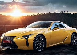 Xe thể thao Lexus LC đi tắm nắng với Yellow Edition