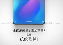 Xiaomi Mi Mix 3 màn hình không viền ra mắt ngày 15/9