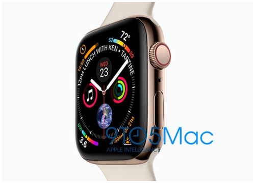 Apple Watch Series 4 với màn hình viền siêu mỏng lộ diện