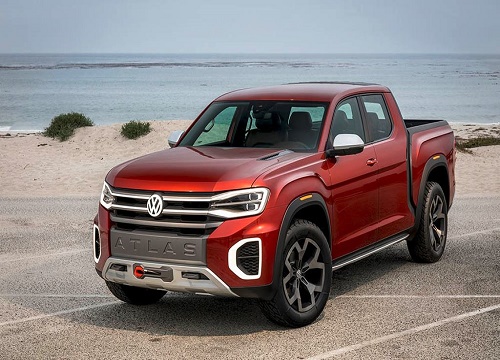 Cận cảnh bán tải Volkswagen Atlas Tanoak tuyệt đẹp ở California