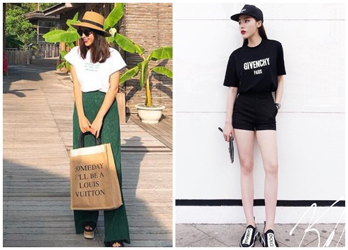 Gợi ý "style" cùng áo phông từ sao Việt!