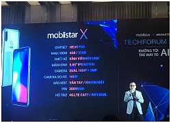 Mobiistar X chính thức ra mắt: Tai thỏ, camera nằm dọc như iPhone X, giá sốc