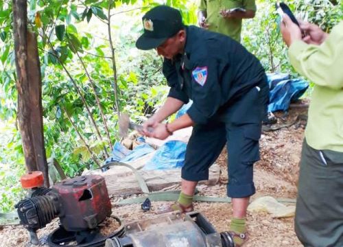 Truy quét lâm, khoáng sản trong khu bảo tồn