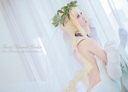 Cosplay tiểu thư Nero Claudius khoe lưng thon, trắng nõn trong Fate