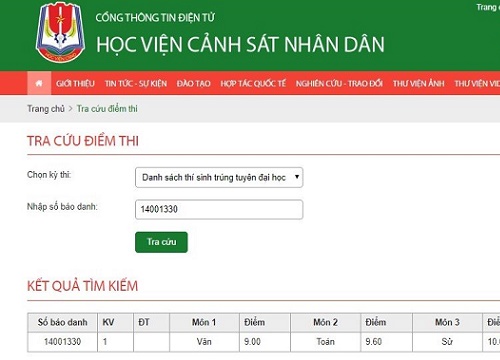 Nữ sinh Sơn La trở thành thủ khoa Học viện Cảnh sát năm 2018