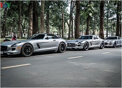 Bộ ba Mercedes SLS AMG giá hàng chục tỷ đồng tại Việt Nam