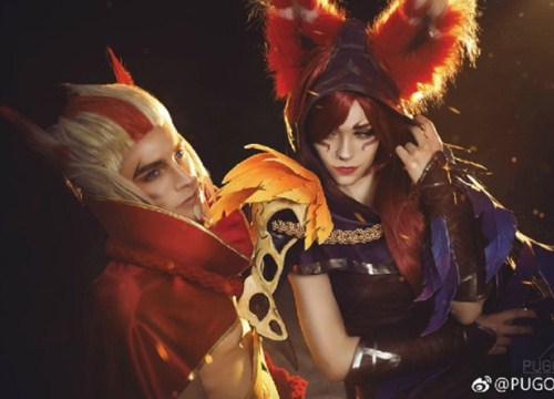 Cosplay cặp đôi hoàn hảo Xayah - Rakan phiên bản Nga