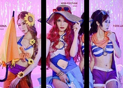 Cosplay mùa hè rực rỡ của tam đại mỹ nhân Liên Minh Huyền Thoại