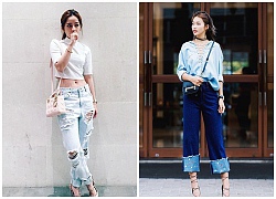 Đừng tốn công cắt ống đi, xắn gấu quần jeans thế này mới chất!