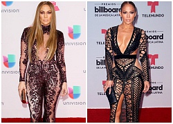 Gần 50 tuổi, Jennifer Lopez vẫn tự tin với váy "mặc như không"