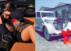 Kylie Jenner được bạn trai tặng xe Rolls Royce giữa khu vườn trăm bông hoa hồng siêu lãng mạn nhân sinh nhật