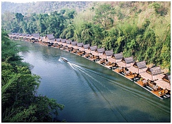 Ngôi làng thơ mộng bên sông gần Bangkok, Thái Lan