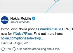 Nokia 7 Plus bắt đầu nhận bản cập nhật Android Pie Beta 4