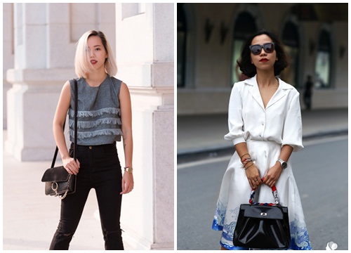 Street style tuần: Màu xám đang làm chị em say như điếu đổ