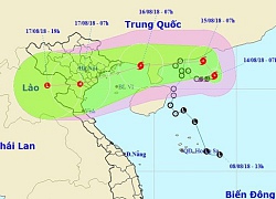 Ảnh hưởng bão số 4, Biển Đông có mưa giông mạnh