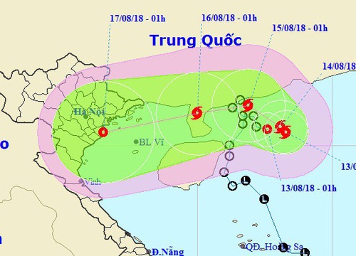 Áp thấp nhiệt đới khả năng mạnh thành bão, miền Bắc mưa to kéo dài