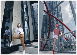 "Bông hồng lai" MLee khoe street style cực chất ở toà nhà cao nhất Việt Nam