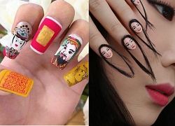 Cộng đồng mạng phát cuồng với bộ nails tháng cô hồn "chất" lừ