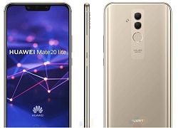 Huawei Mate 20 Lite lần đầu lộ ảnh báo chí đẹp mắt: Có notch tai thỏ, 4 camera