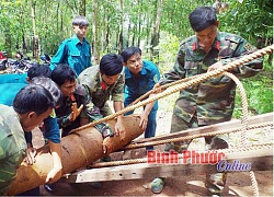 Lực lượng công binh Bình Phước thu gom, xử lý an toàn 1.800kg bom, đạn, vật liệu nổ