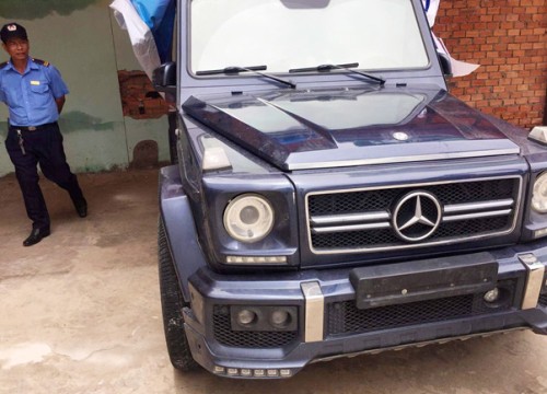 Mercedes Benz G55 mang biển số đỏ giả ở Cần Thơ có bị tịch thu?