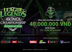 Pandora 4Kings Championship: giải đấu LMHT cho học sinh khởi tranh với tổng giải thưởng 40 triệu