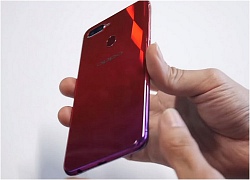 Trên tay nhanh OPPO F9 phiên bản màu Đỏ Ánh Dương