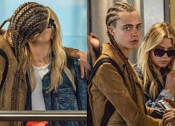 Hết hẹn hò con gái Michael Jackson, Cara Delevingne lại khóa môi đồng giới với người đẹp mới