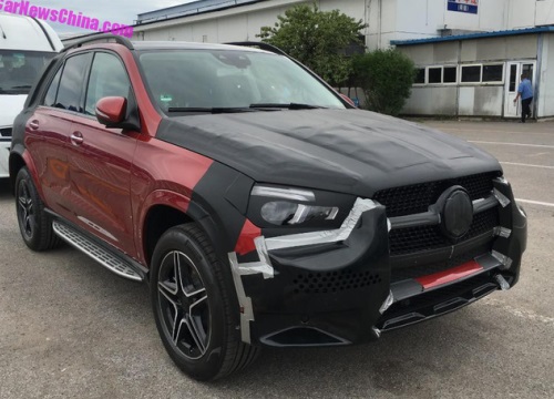 Mercedes-Benz GLE thế hệ mới lộ diện trần trụi từ trong ra ngoài