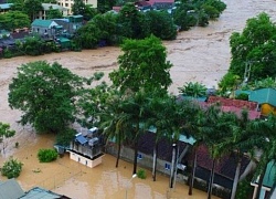 Hàng trăm ha hoa màu ở miền núi Nghệ An bị ngập trắng