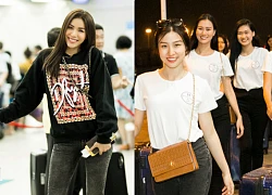 Minh Tú diện style khoẻ khoắn, cùng dàn thí sinh Miss Supranational Vietnam 2018 sang Hàn chuẩn bị đêm chung kết