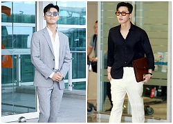 Sơ vin vạt lệch chân đi sandal, Phó tổng Park Seo Joon bỗng đổi style 'bad boy' khiến chị em mê mệt