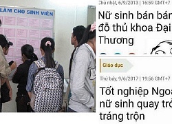 Thực hư thông tin nữ sinh đỗ thủ khoa Ngoại thương đi bán bánh tráng trộn