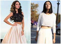 Áo croptop mặc với quần gì "chất" và hợp thời trang nhất?