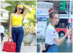 Cách sao Việt hô biến mái tóc trở nên mát mẻ bằng khăn turban