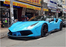 Ferrari 488 GTB độ bodykit SVR cực độc tại Việt Nam "đổi áo" màu xanh ngọc