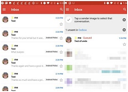 Gmail trên Android cho phép lấy lại thư đã gửi, người nhận không thể biết