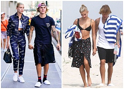 Gu thời trang đồng điệu của Justin Bieber và vợ chưa cưới