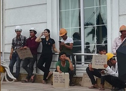 Hơn trăm công nhân bị nợ tiền công ở dự án dát vàng Đà Nẵng: Chủ đầu tư tìm cách đối thoại