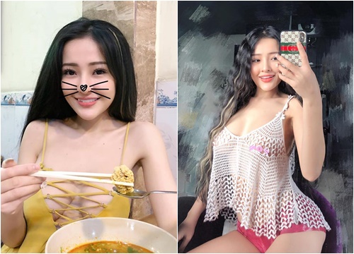 Hot girl 'ngực khủng' Ngân 98 lại gây 'bão' cộng đồng mạng với loạt ảnh hở bạo