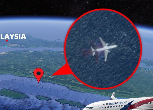 Nóng: Tìm thấy MH370 dưới đáy biển gần Malaysia bằng Google Maps?