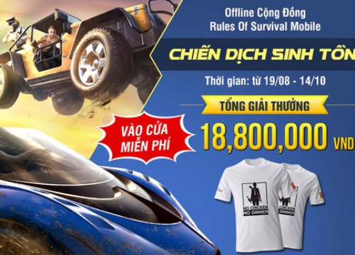 ROS Mobile: Biển người tham dự offline Chiến Dịch Sinh Tồn cuối tuần qua tại Hà Nội