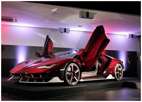 Siêu xe đỉnh Lamborghini Centenario Carbon đỏ cực đẹp