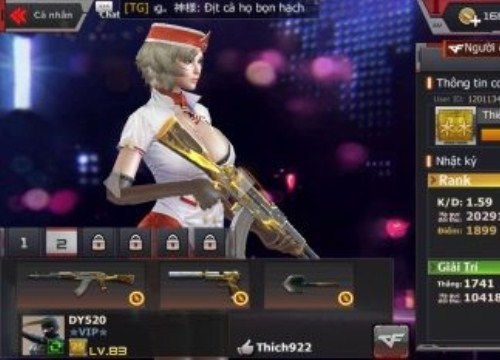 Thêm 1 game thủ CF Legends "cày chay" full vòng AK-Trans