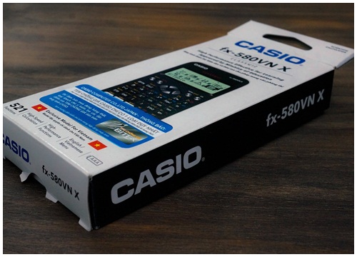 Trên tay và tặng máy tính khoa học Casio FX 580 VNX