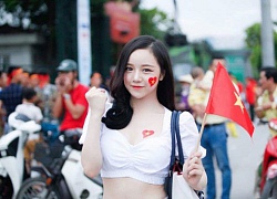 Báo Hàn 'phát cuồng' trước vẻ đẹp nóng bỏng của 'hot girl ngủ gật' sau kỳ tích U23 Việt Nam